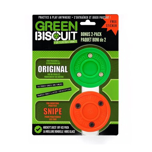 Green Biscuit Bonus 2-Pack Orange Pucks