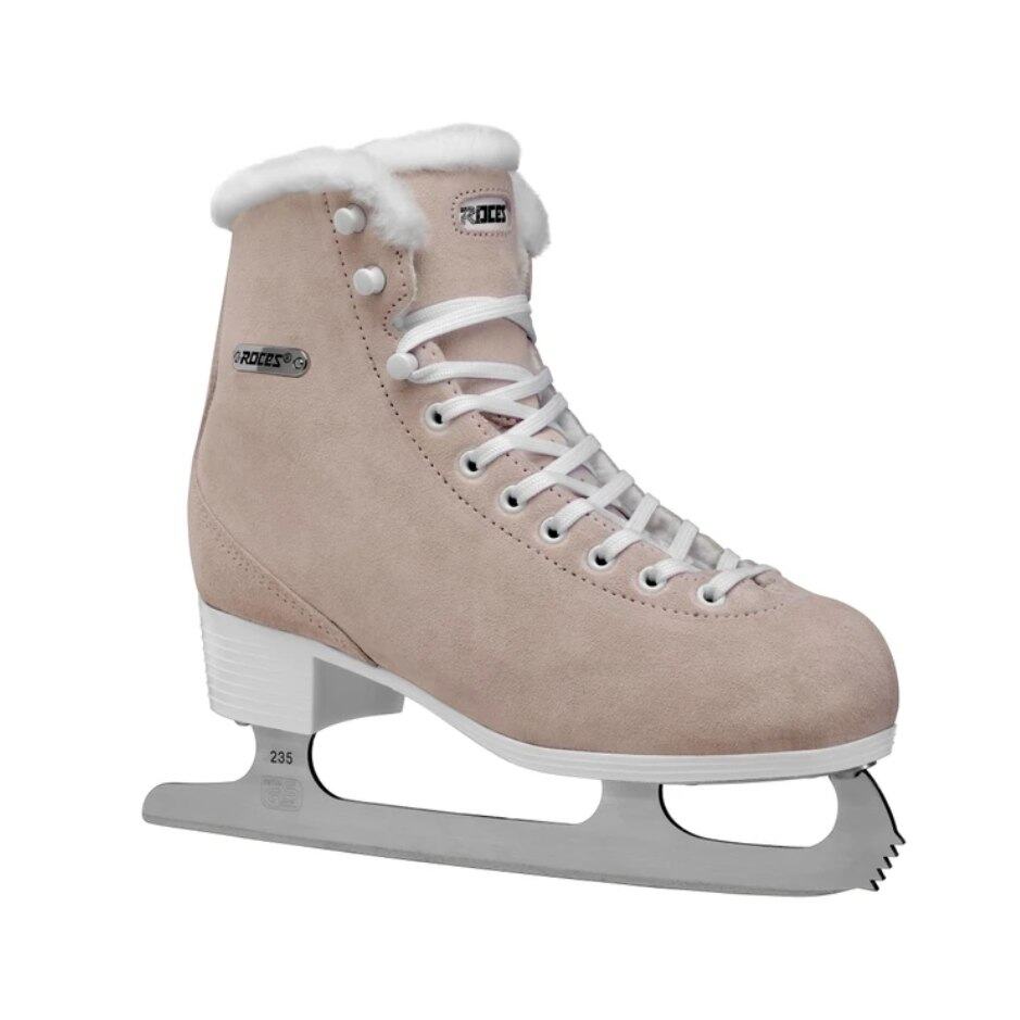 Roces Lední brusle Roces Suede Eco Fur Pink White, 43, 9.0