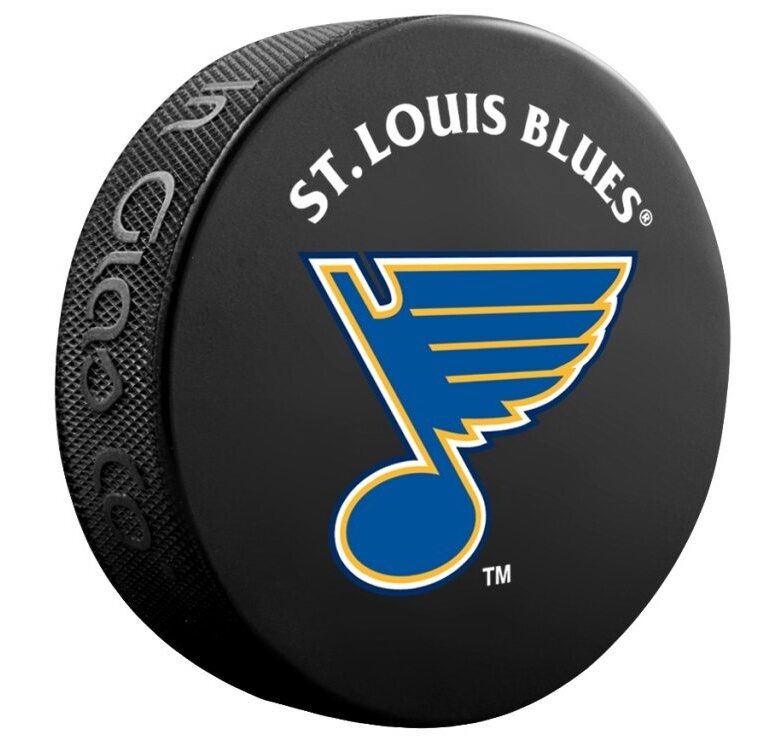 InGlasCo Fanouškovský puk NHL Logo Blister (1ks), St. Louis Blues