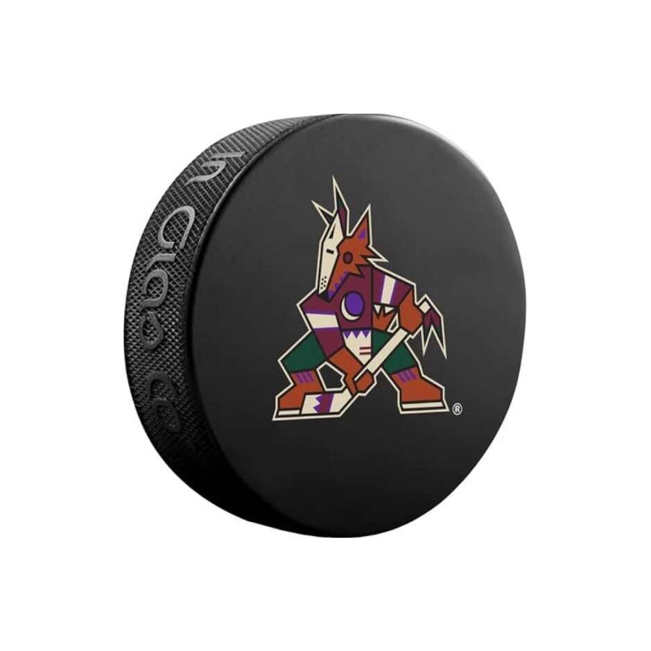 InGlasCo Fanouškovský puk NHL Logo Blister (1ks), Arizona Coyotes