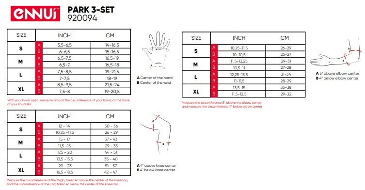 Chrániče Ennui Park Set