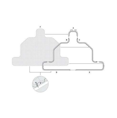 Strelecká plachta Winnwell Metal Top Shelf