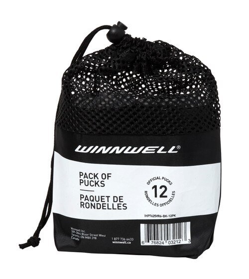 Winnwell Hokejový puk Winnwell černý oficiální (12ks), černá