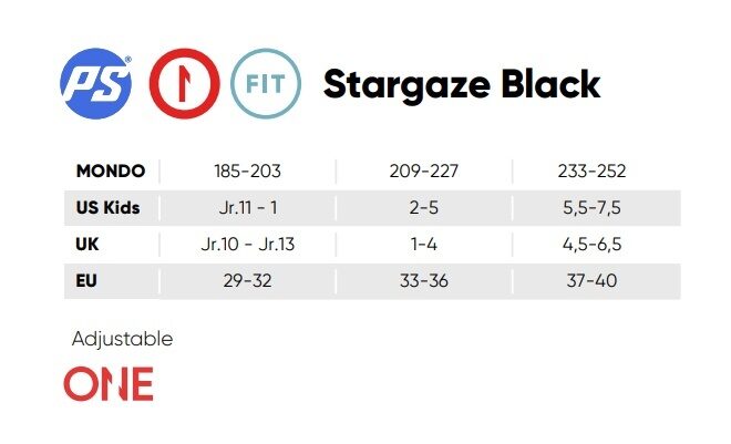 Detské kolieskové korčule Powerslide Stargaze Black