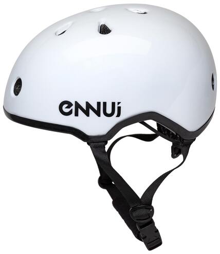 Helmet Ennui Elite White With Peak