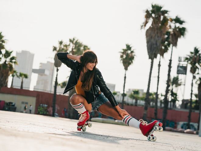 Kolečkové brusle Chaya Quad Premium Berry Red