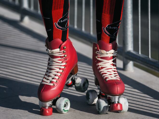 Kolečkové brusle Chaya Quad Premium Berry Red