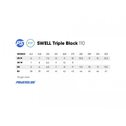 Kolečkové brusle Powerslide Swell Triple Black 110 Trinity