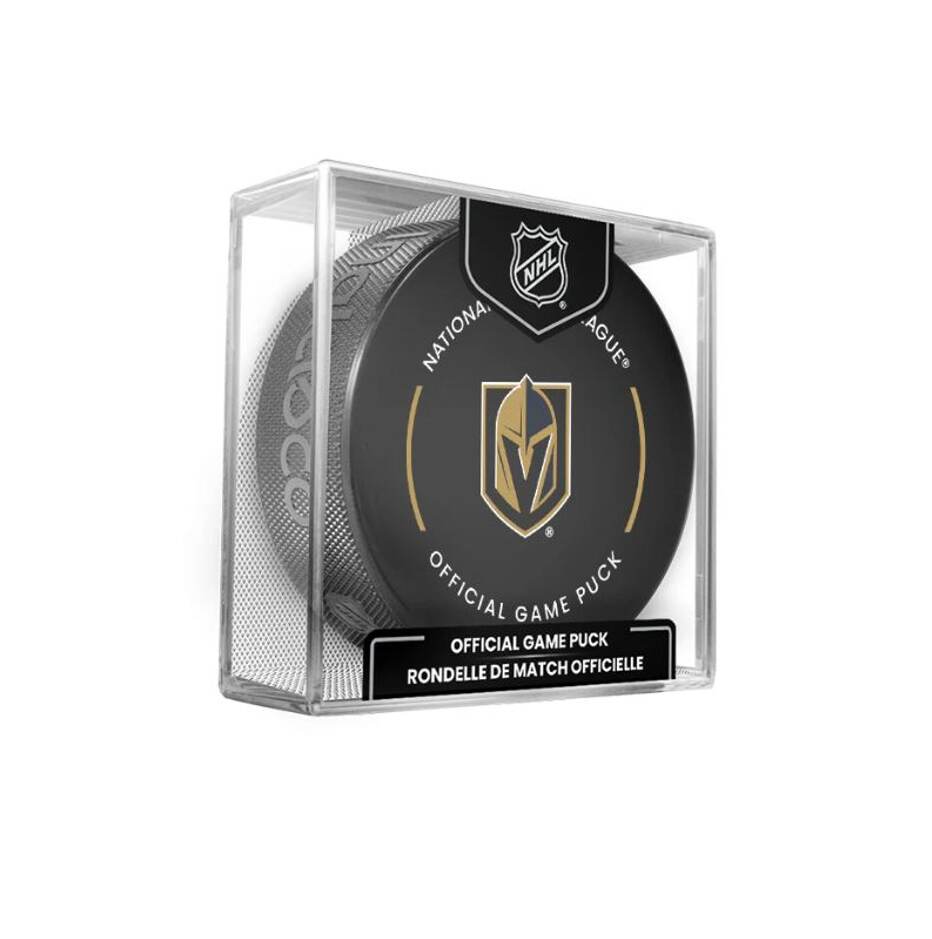 InGlasCo Fanouškovský puk NHL Official Game Puck (1ks), Vegas Golden Knights