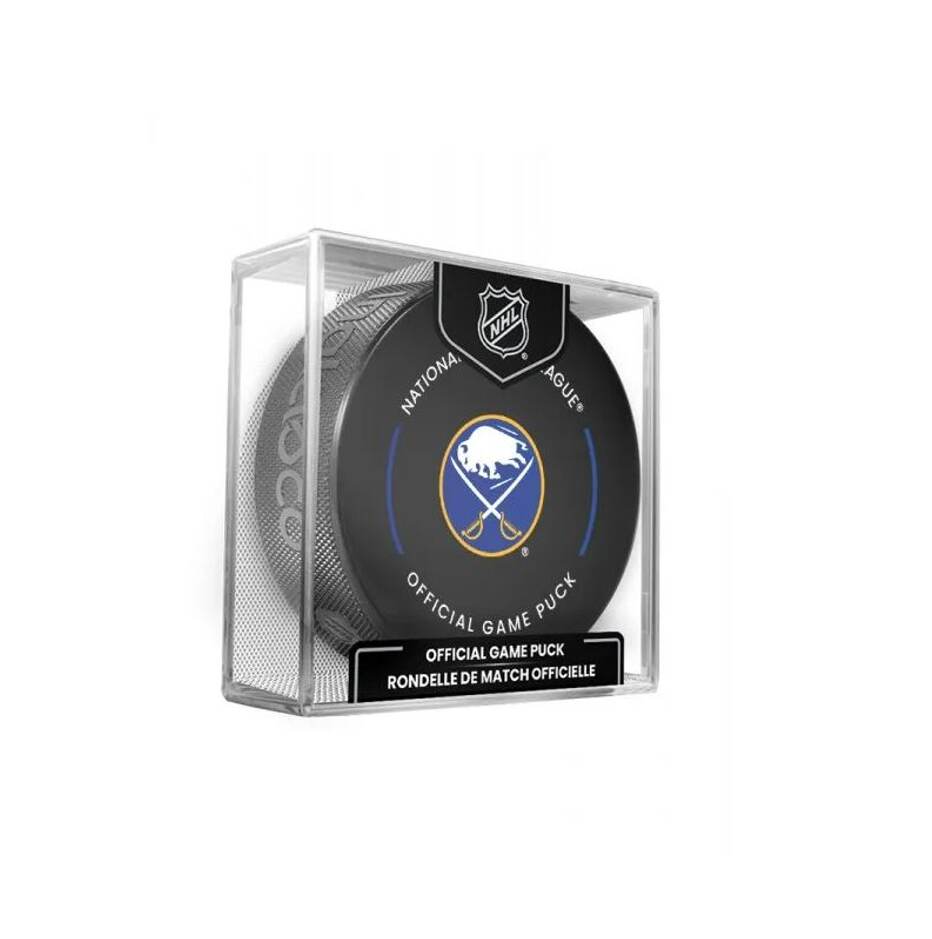 InGlasCo Fanouškovský puk NHL Official Game Puck (1ks), Buffalo Sabres