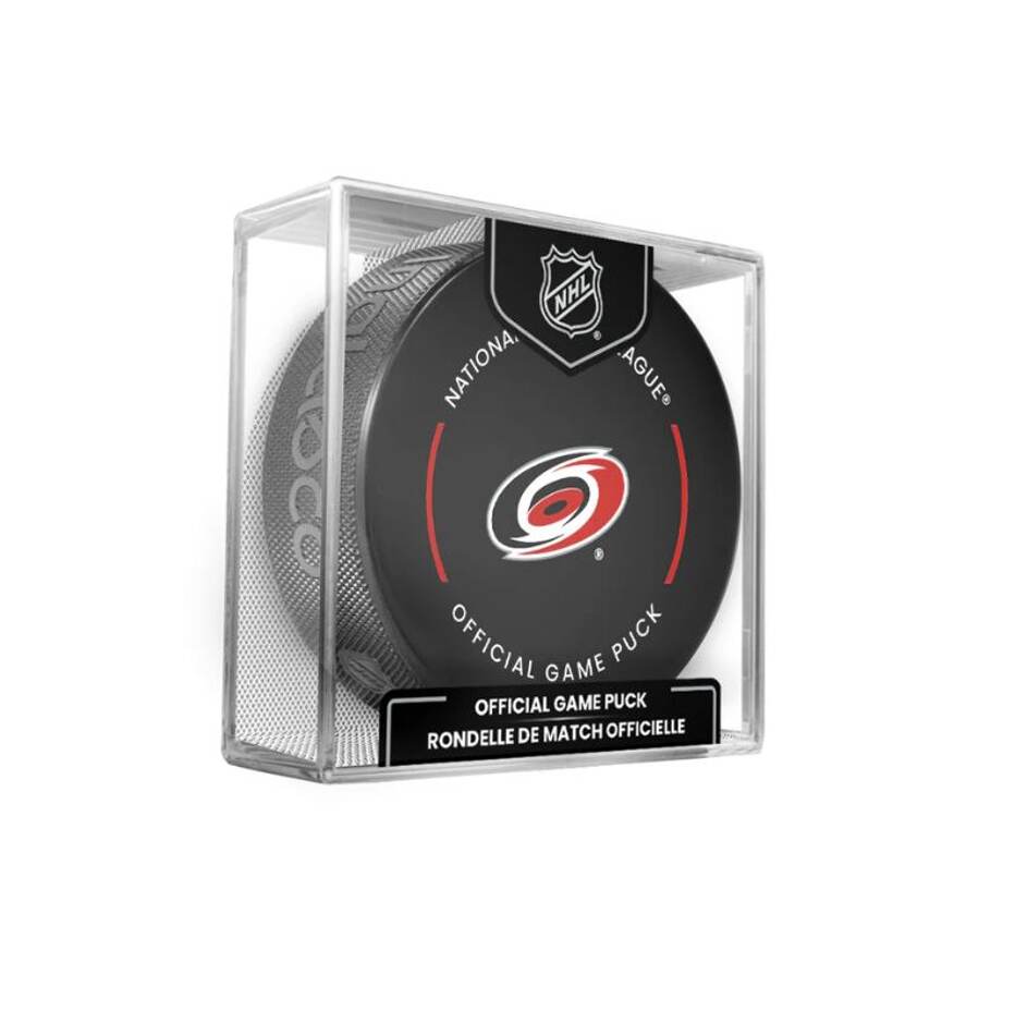 InGlasCo Fanouškovský puk NHL Official Game Puck (1ks), Carolina Hurricanes
