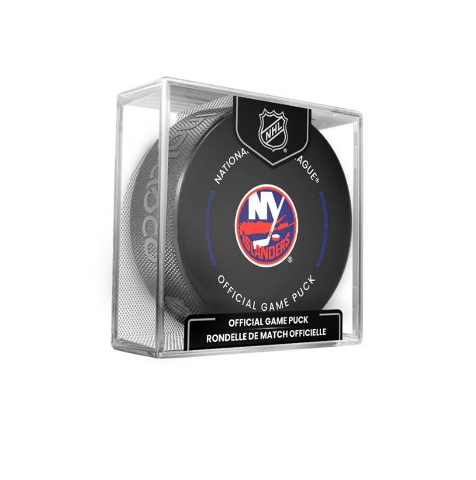 InGlasCo Fanouškovský puk NHL Official Game Puck (1ks), New York Islanders