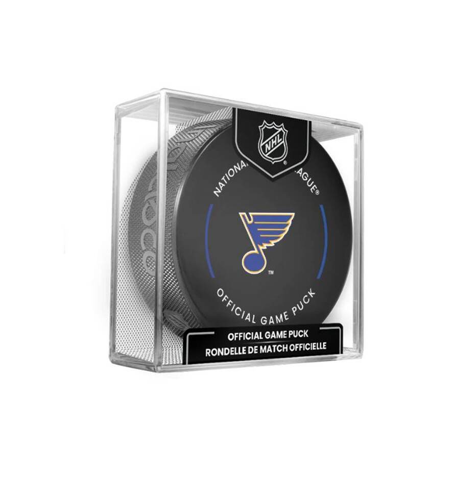 InGlasCo Fanouškovský puk NHL Official Game Puck (1ks), St. Louis Blues