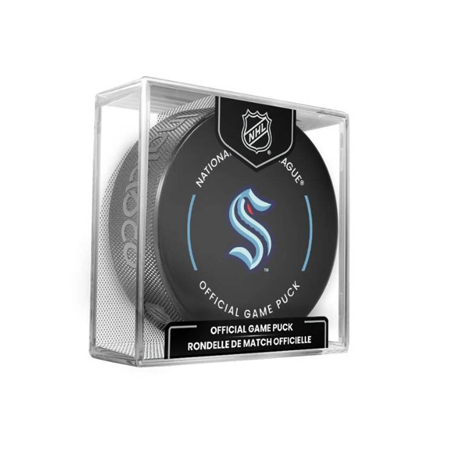 InGlasCo Fanouškovský puk NHL Official Game Puck (1ks), Seattle Kraken