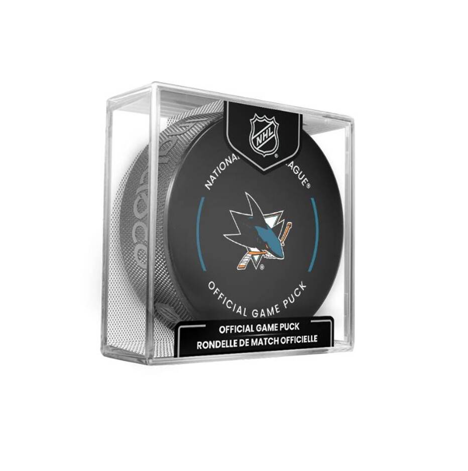InGlasCo Fanouškovský puk NHL Official Game Puck (1ks), San Jose Sharks
