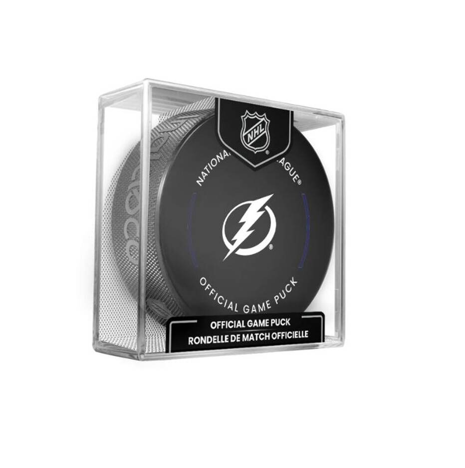 InGlasCo Fanouškovský puk NHL Official Game Puck (1ks), Tampa Bay Lightning