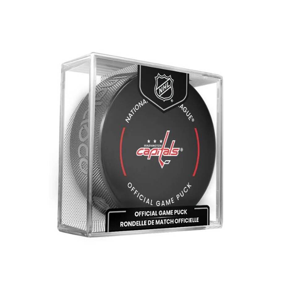 InGlasCo Fanouškovský puk NHL Official Game Puck (1ks), Washington Capitals