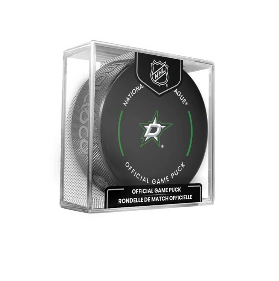 InGlasCo Fanouškovský puk NHL Official Game Puck (1ks), Dallas Stars