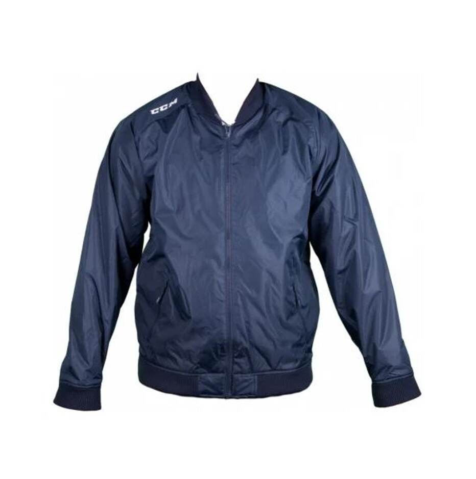 CCM Bunda CCM Bomber Jacket SR, tmavě modrá, Senior, XS