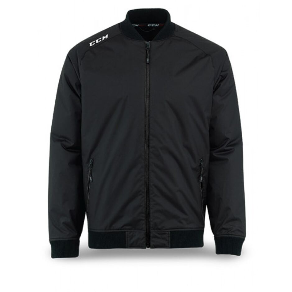 CCM Bunda CCM Bomber Jacket SR, černá, Senior, XS