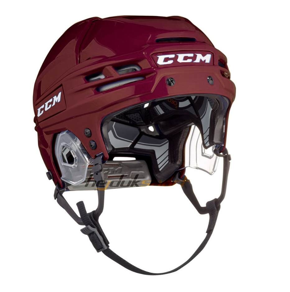 CCM Hokejová helma CCM Tacks 910 SR, vínová, Senior, S, 52-57cm
