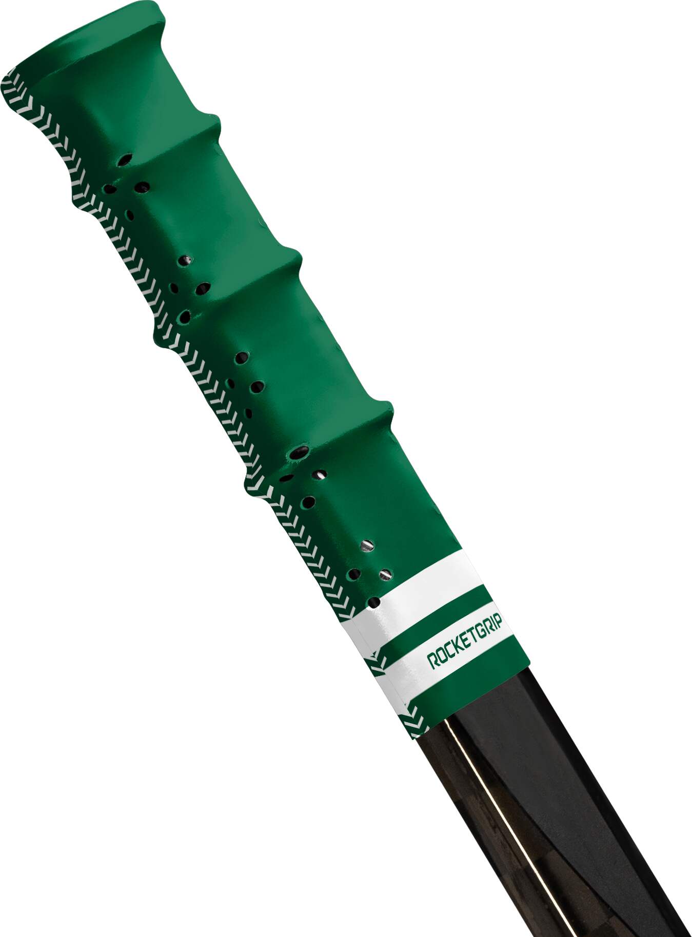 RocketGrip Koncovka RocketGrip Hole Color Grip, zelená-bílá
