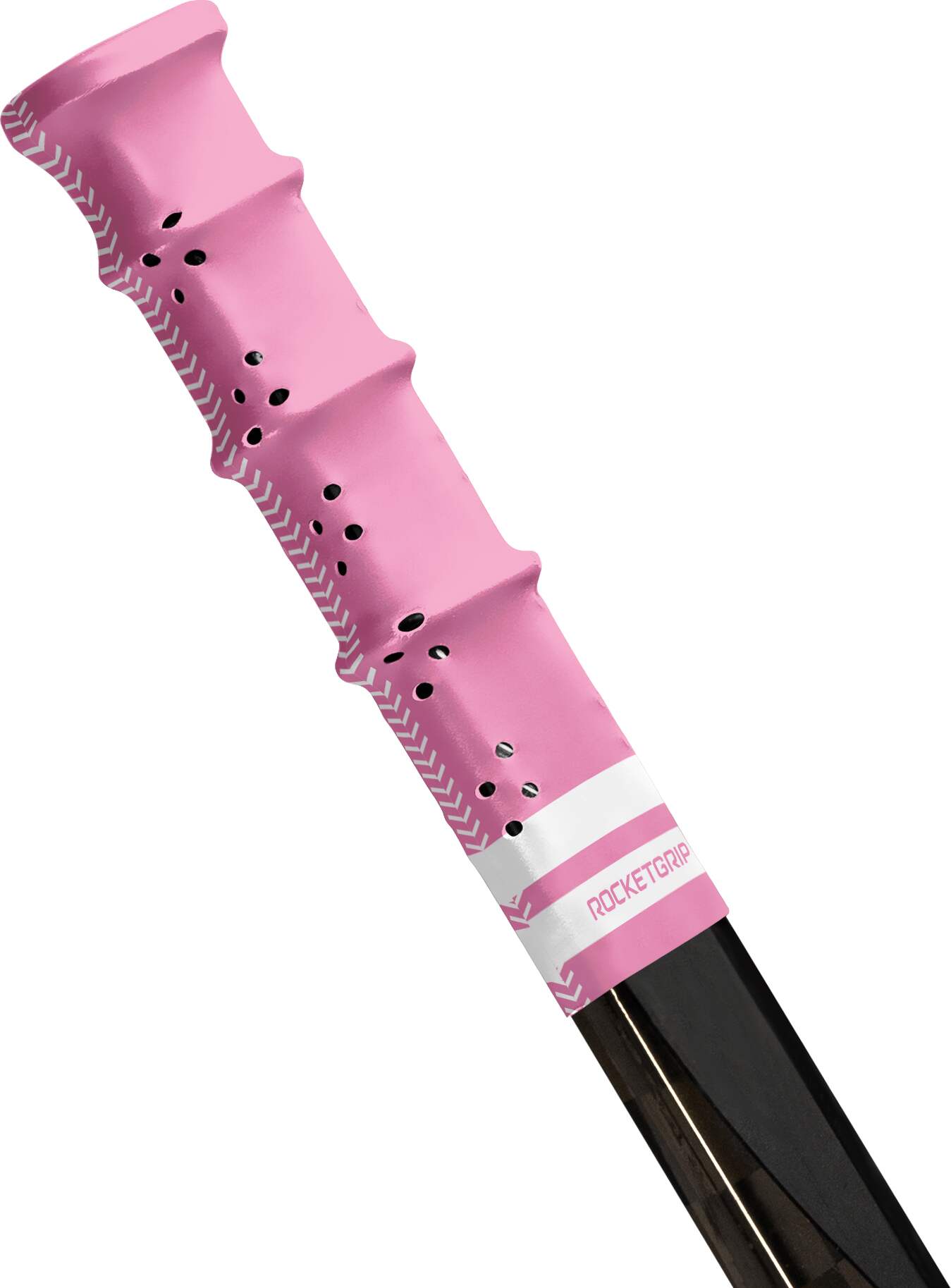 RocketGrip Koncovka RocketGrip Hole Color Grip, růžová-bílá