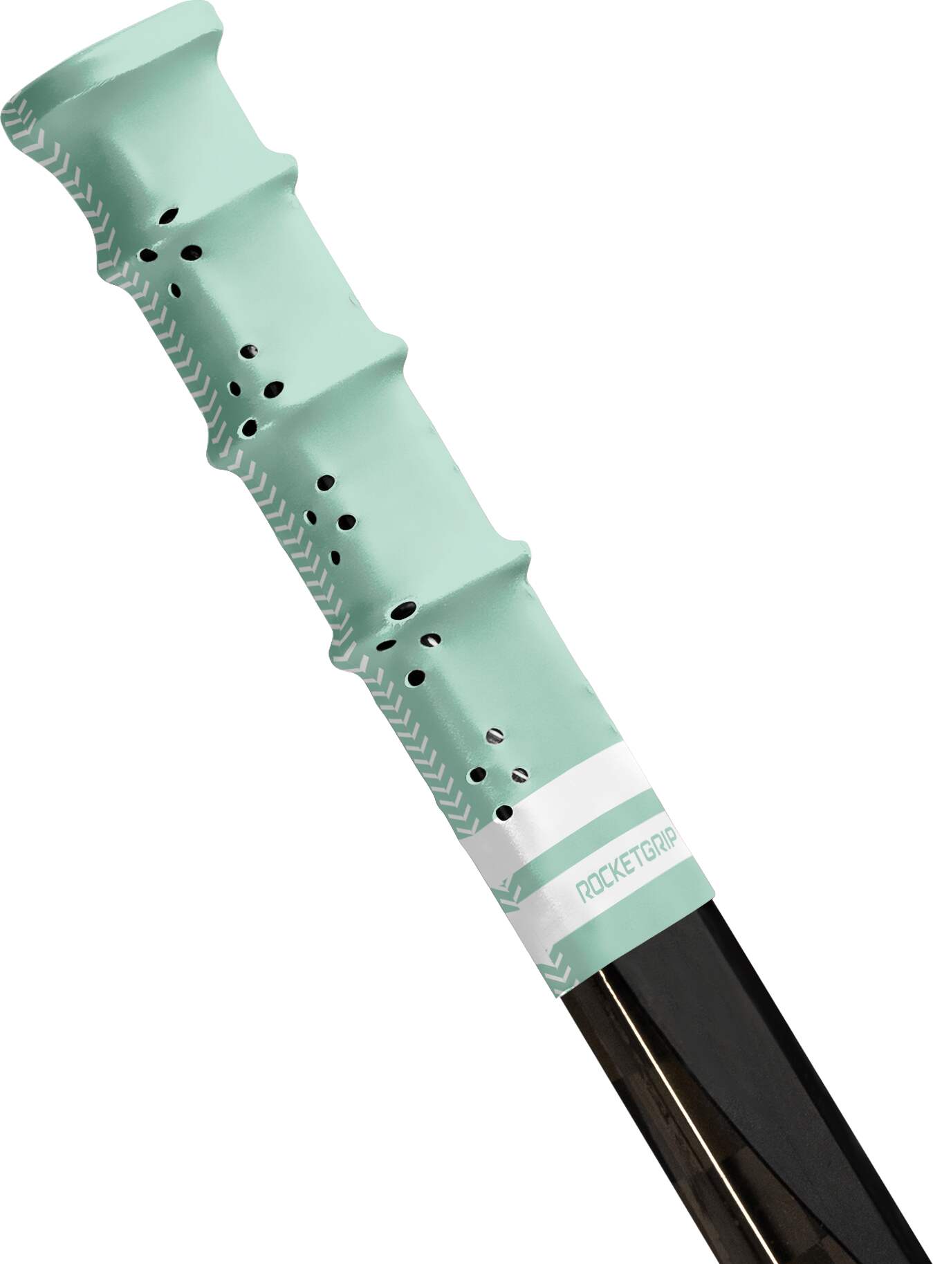 RocketGrip Koncovka RocketGrip Hole Color Grip, světle zelená-bílá