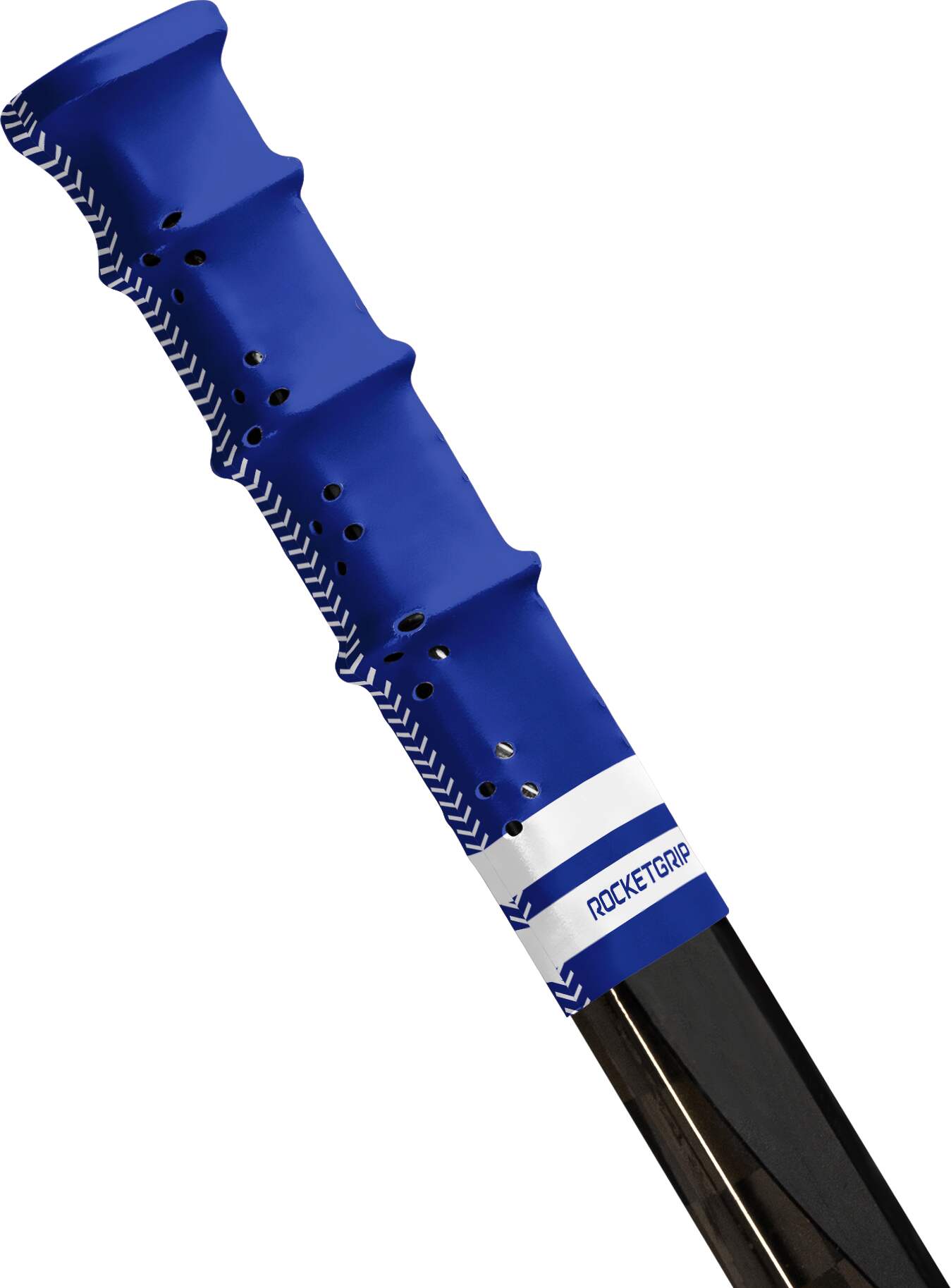 RocketGrip Koncovka RocketGrip Hole Color Grip, modrá-bílá