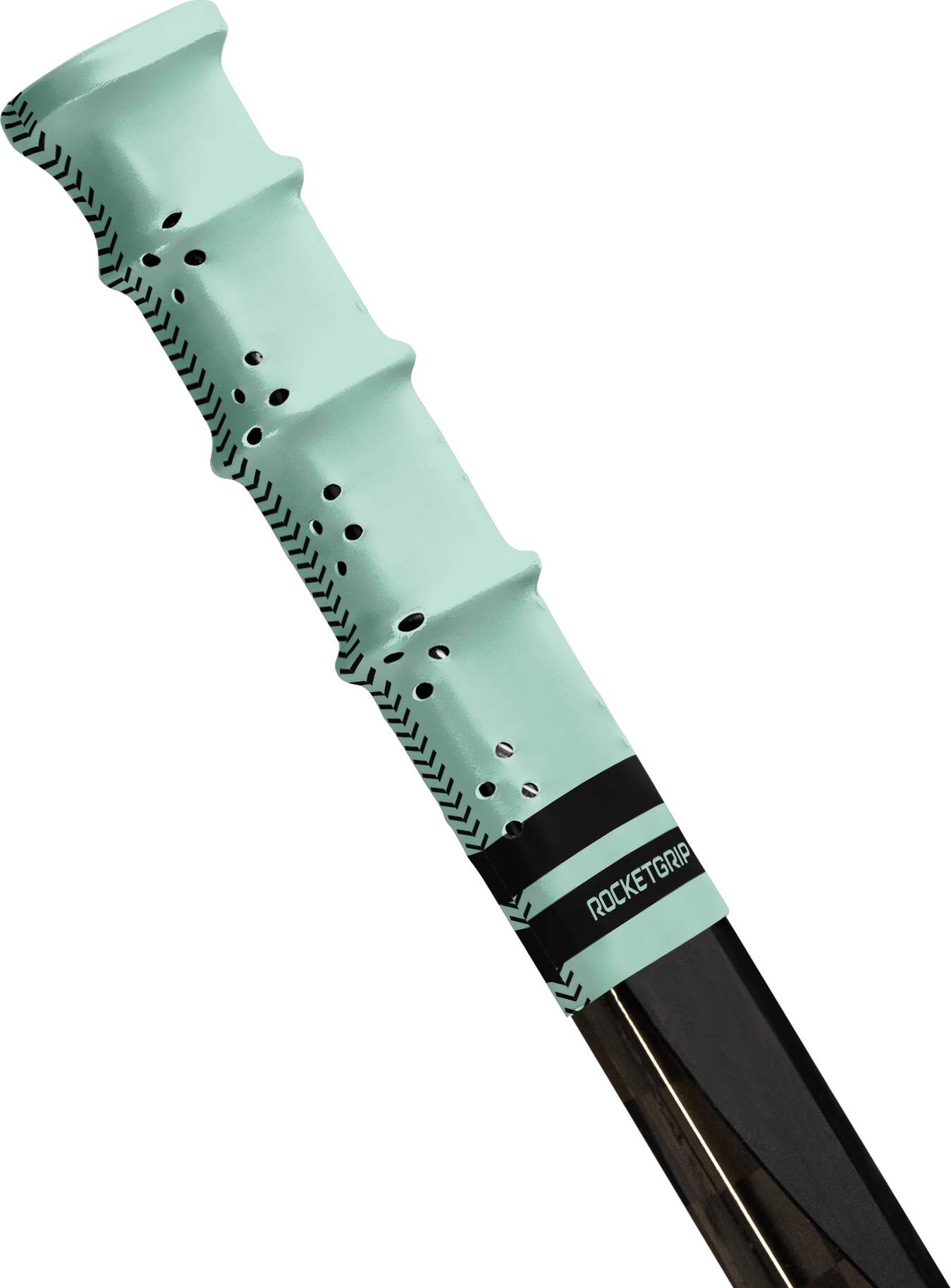 RocketGrip Koncovka RocketGrip Hole Color Grip, světle zelená-černá