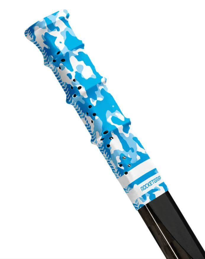 RocketGrip Koncovka RocketGrip Hole Camo Grip, modrá