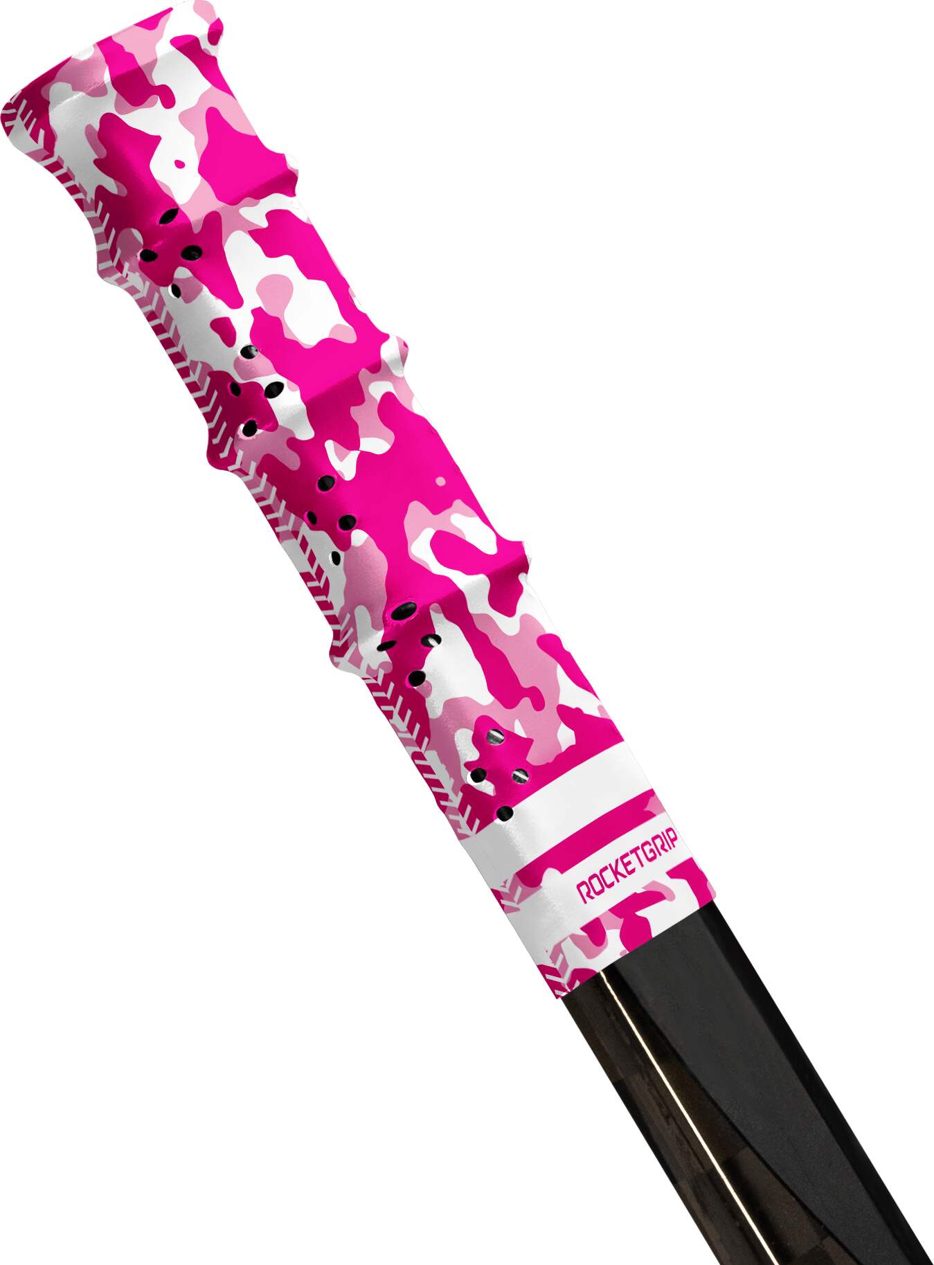 RocketGrip Koncovka RocketGrip Hole Camo Grip, růžová