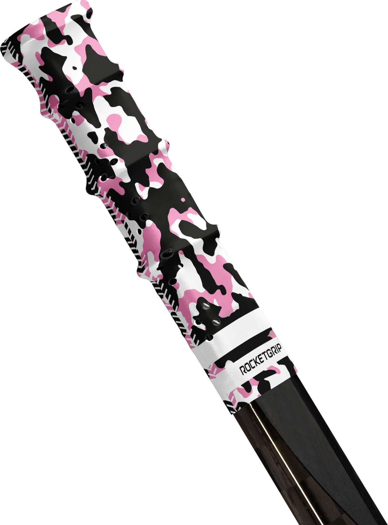 RocketGrip Koncovka RocketGrip Hole Camo Grip, růžová-černá