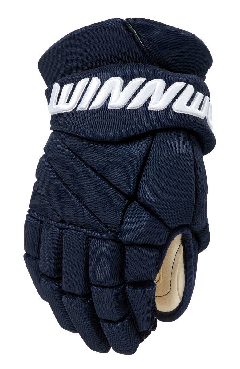 Winnwell Hokejové rukavice Winnwell AMP Pro SR, tmavě modrá, Senior, 14"