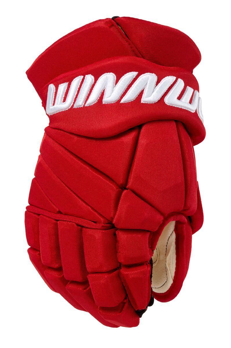 Winnwell Hokejové rukavice Winnwell AMP Pro SR, červená, Senior, 15"