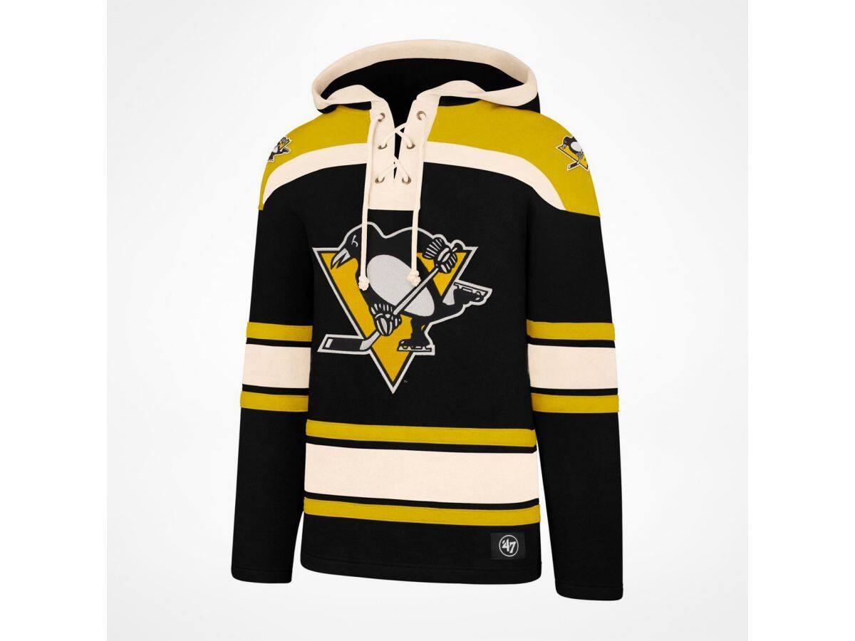 47' Brand Mikina NHL 47 Brand Hoodie Lacer SR, Senior, Pittsburgh Penguins, S