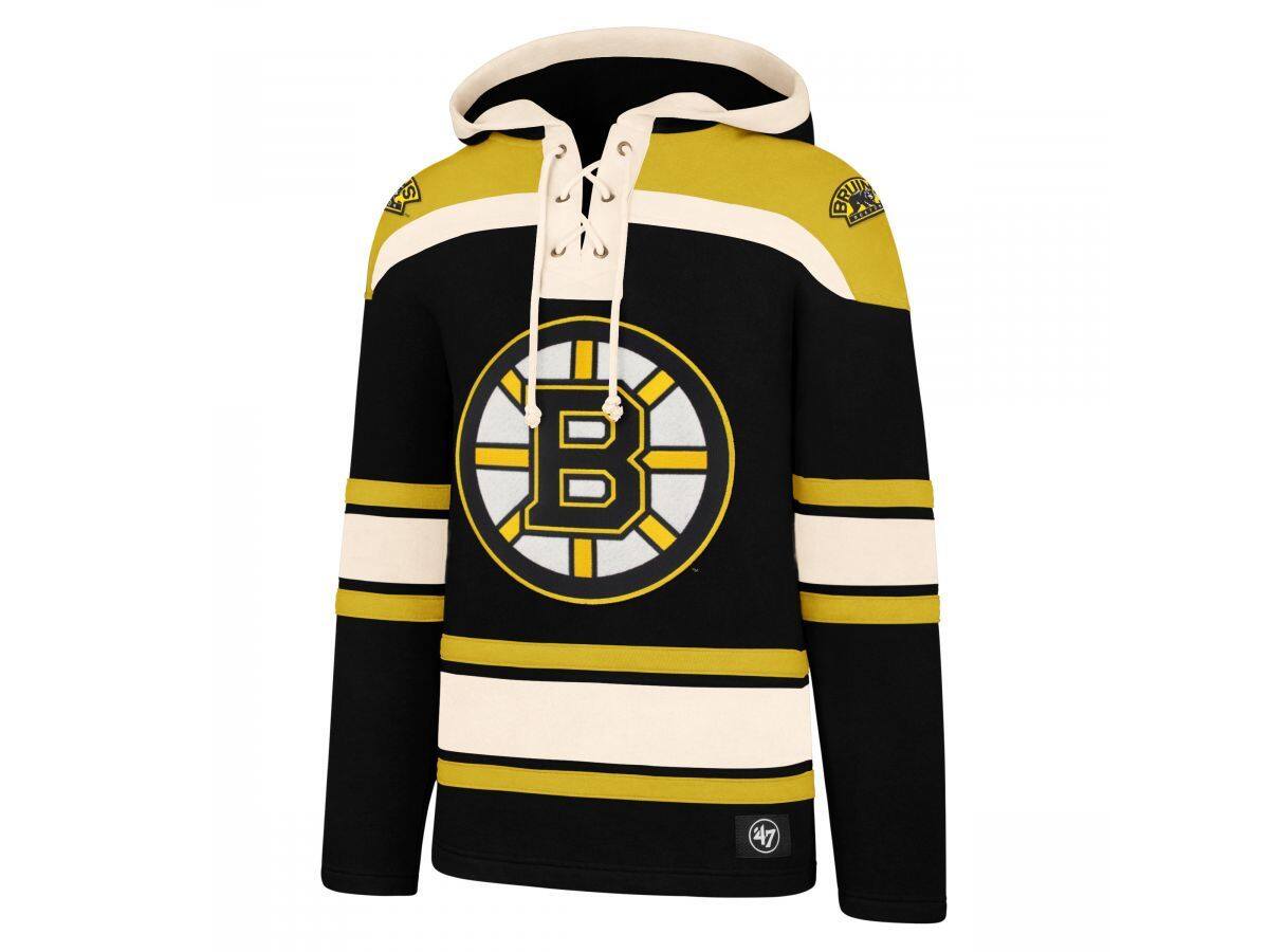 47' Brand Mikina NHL 47 Brand Hoodie Lacer SR, Senior, Boston Bruins, L