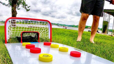 Sauce Toss – tréninková hra pro malé i velké hokejisty!