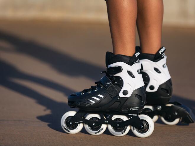 Detské kolieskové korčule Powerslide Khaan Junior SQD Black