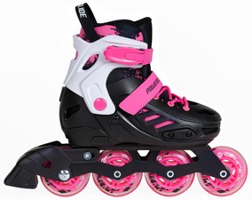 Children's inline skates Powerslide Khaan Junior SQD Pink