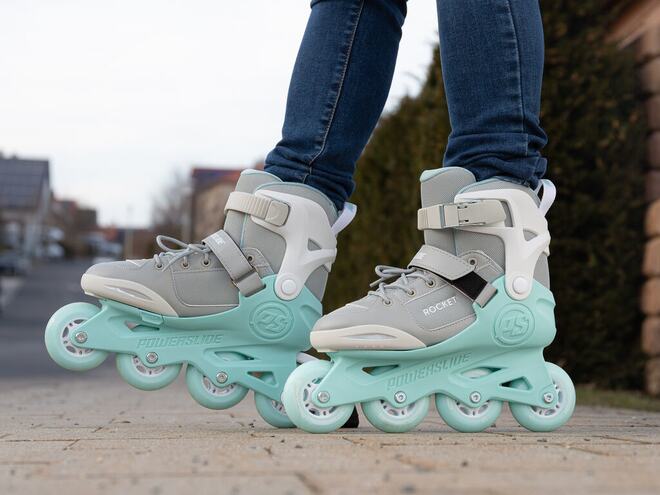 Detské kolieskové korčule Powerslide Rocket Grey