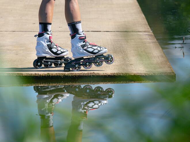 Kolečkové brusle Playlife Uno Pink 80