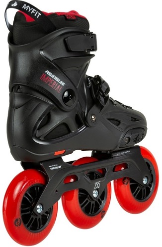 Kolečkové brusle Powerslide Imperial Black Red 110
