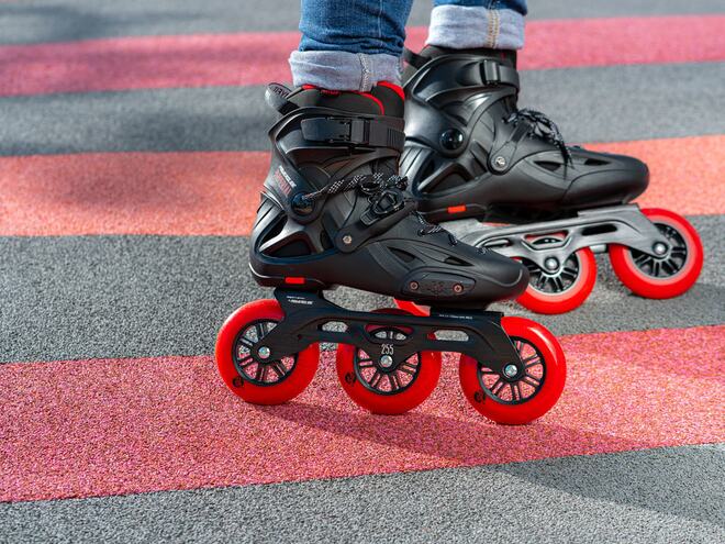 Kolečkové brusle Powerslide Imperial Black Red 110