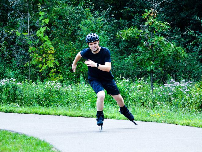 Kolečkové brusle Powerslide Phuzion Argon Road black 110 Trinity