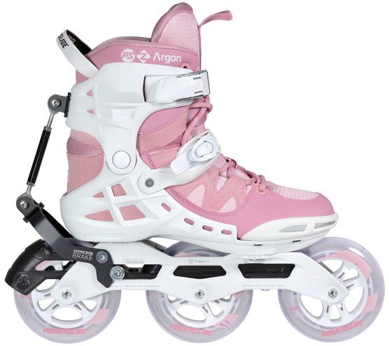 Inline skates Powerslide Phuzion Argon Syncro Rose 110 Trinity