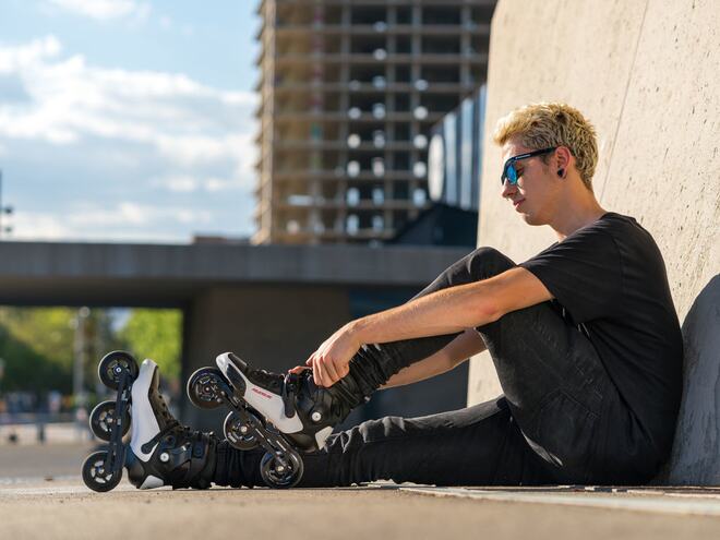 Kolieskové korčule Powerslide Tau 90 Trinity