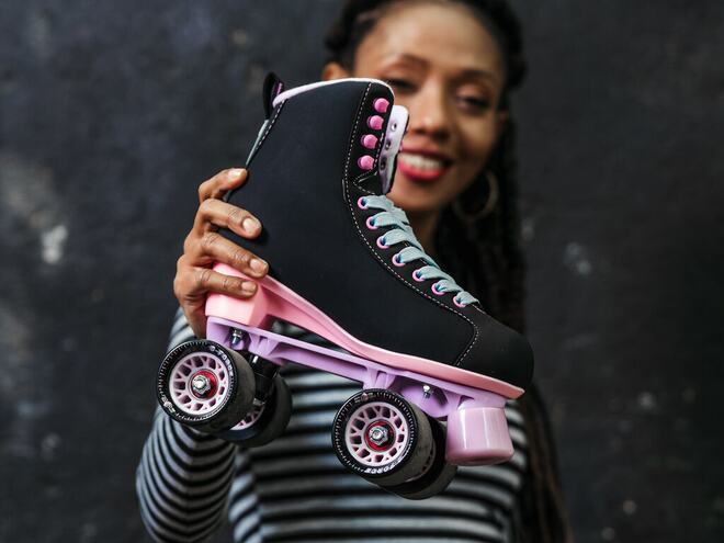 Inline skates Chaya Quad Melrose Black Pink