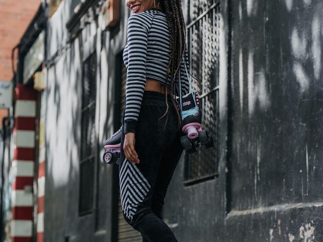 Inline skates Chaya Quad Melrose Black Pink