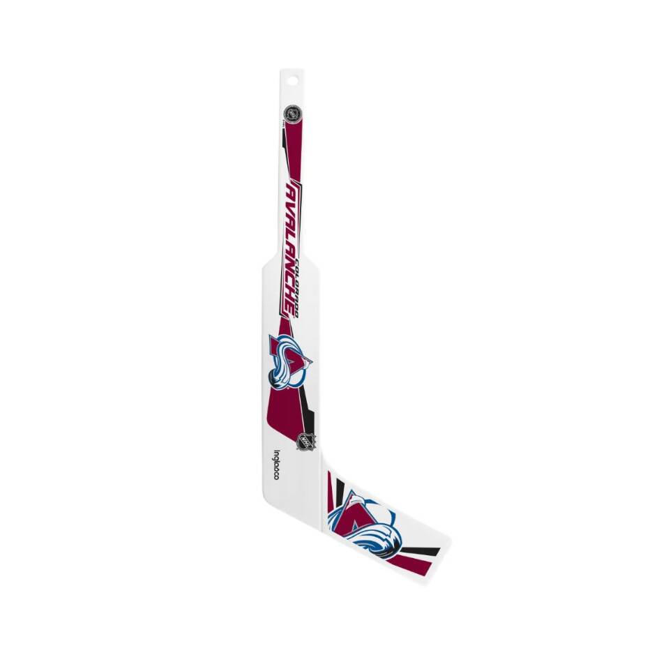 InGlasCo Brankářská mini hokejka NHL, Colorado Avalanche